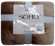 Плед Soho поліестер Plush Brown двоспальний 200x230 см (A120154) - зображення 1