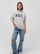 Худи теплое женское Mavi M1600361-34322 L Серое (8683696909936) - изображение 3