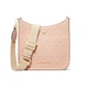 Женская сумка MICHAEL KORS Briley Small Messenger, розовая с логотипом, сумка-мессенджер через плечо - изображение 1