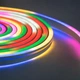 Неоновая лента Color RGB смарт 5 м управления с пульта LED Neon от сети 220 V 12V 3А - изображение 1