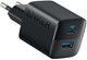 Блок питания - зарядное устройство ANKER PowerPort 323 PowerIQ 2 порта Type-C черное - изображение 1
