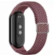 Ремешок тканевый Braided Loop MRK для фитнес браслета Xiaomi Mi Band 8/9/10 с металлическим регулятором длины Dark Purple (mrk2819) - изображение 1