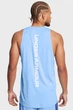 Чоловіча блакитна майка UA BASELINE COTTON TANK Under Armour XL 1361901-466 - изображение 2