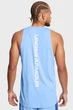 Чоловіча блакитна майка UA BASELINE COTTON TANK Under Armour LG 1361901-466 - изображение 2