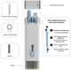 Набор для чистки гаджетов XoKo Clean set 100 7 в 1 White (16607) - изображение 4