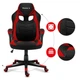 Комп'ютерне крісло для геймера Huzaro Force 2.5 black-red тканина - изображение 7
