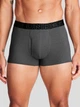 Набор трусов боксеров мужских хлопковых Under Armour 1383891-025 XXL 3 шт Серый/Красный/Черный (1200122271169) - изображение 2