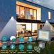 LED прожектор 10W с датчиком движения NORTE IP65 6500К - изображение 2