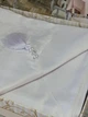 Жакардовая скатерть Tabe POLYCOTTON BEYAZ 160х220см - изображение 2