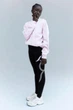 Розовый теплый свитшот для девочек H&M 8-10 лет 134-140 см - изображение 3