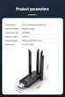 Двухдиапазонный Wi-Fi адаптер для подключения ПК или ноутбука к Wi-Fi 2.4/5 ГГц, 1200 Mbps, USB 3.0, Windows - изображение 8