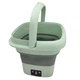 Портативна пральна машина Mini Folding Washing Machine Green (Макс. завантаження 5кг,10 л.) - зображення 3