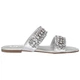 Шлепанцы G by Guess со стразами 38,5 Серебристые - изображение 3