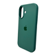 Защитный чехол-накладка Silicone Full Case AA Open Cam для Apple iPhone 16 Pine Green (FullOpeAAi16-46) - изображение 3