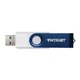 Флешка USB 3.2 Gen 1, 128 ГБ, двойной интерфейс Type-A+C, поворотный корпус, бело-синяя - изображение 3
