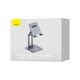 Настільний тримач підставка для телефону Baseus Desktop Biaxial Foldable Metal Stand for Phones Grey (LUSZ000013) - зображення 6