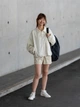 Куртка демисезонная короткая женская Uniqlo 743481950 L Молочная (1159814834) - изображение 20