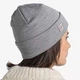Шапка Buff Merino Heavyweight Beaney Solid Light Grey сірий - изображение 4