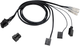 Rozdzielacz EKWB EK-Loop OmniLink 6-Pin-Stromkabel (Dual PWM) Black (3831109897829) - obraz 1