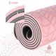 Килимок для йоги YM10 TPE LIGHT PINK HMS - изображение 10