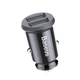 Автомобільний зарядний пристрій Baseus Small Rice Grain 3.1А Black (CCALL-ML01) - зображення 1