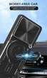 Чехол Magnetic Shield для Xiaomi Redmi 13 бампер противоударный с подставкой кольцом Black - изображение 2