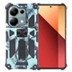 Чохол Military Shield для Xiaomi Redmi Note 13 Pro 4G протиударний бампер з підставкою Turquoise - зображення 1