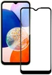 Захисне загартоване скло для Samsung Galaxy A25/A24/A15/M15 FullGlue FullCover 3D Armor з чорною рамкою - зображення 1
