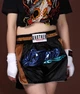 Шорти для тайского боксу та кікбоксингу Lion Another Boxing розмір XS, ріст 120-125 см, чорні з коричневим (TSH-01-XS) - изображение 2