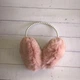 Яскраві теплі навушники з перлинами Honey Fashion Accessories One Size пудровий (13-32) - зображення 2