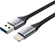 Kabel Montis USB Type A - Lightning 2 m Black (MON/MT047) - obraz 2