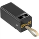 Повербанк Gelius Wide GP-PB308 (QC+PD 22.5W/Led) Black USB-1, A 5 с дисплеем 40000mAh с LED лампой - изображение 3