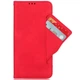 Чохол-книжка з кишеньками Deexe Wallet Stand для Blackview Color 8 / Oscal Modern 8 - Red - зображення 2