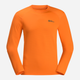 Rashguard męski Jack Wolfskin Infinite L/S M 1808312-3981 S Pomarańczowy (4064993866575) - obraz 3