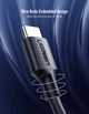 Кабель UGREEN US286 USB-C to USB-C 60W QC4.0 PD3.0 3A 3m Black (60788) - зображення 5