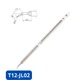 Вигнуте жало наконечник T12-JL02 для паяльника паяльної станції Hakko T12 для пайки та роботи з дрібними деталями 670601 - зображення 1