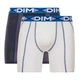 Труси боксери DIM D01N2x2 2 р 2шт blanc/gris plomb - зображення 1