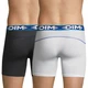 Труси боксери DIM D01N2x2 2 р 2шт blanc/gris plomb - зображення 2