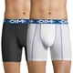 Труси боксери DIM D01N2x2 2 р 2шт blanc/gris plomb - зображення 3