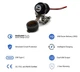 Металева мотозарядка USB зарядка на кермо мотоцикла Cliff Top 36W PD+QC3.0 Чорна - зображення 2