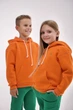 Дитячий спортивний утеплений костюм Kindamor Warm Autumn Orange для хлопчика, фліс 146 см помаранчевий з зеленим - зображення 14