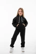 Детский спортивный утепленный костюм Kindamor Warm Autumn Black для девочки, флис 116 см черный - изображение 1