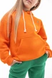 Детский спортивный утепленный костюм Kindamor Warm Autumn Orange для девочки, флис 134 см оранжевый с зеленым - изображение 12