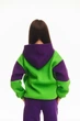 Дитячий спортивний утеплений костюм Kindamor Active Heat Purple/Green, фліс для дівчинки 128 см фіолетовий із зеленим - зображення 7