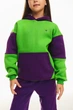 Дитячий спортивний утеплений костюм Kindamor Active Heat Purple/Green, фліс для дівчинки 128 см фіолетовий із зеленим - зображення 8