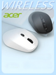 Миша ACER OMR229 з бездротовим підключенням Bluetooth і USB 2.4G та акумулятором, 1600 DPI, білий - зображення 6