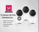 Комплект з 3 камер Xiaomi YI Home 2K PRO White (YYS.62121) (FamilyPack) Міжнародна версія - зображення 2