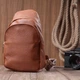 Женская сумка через плечо из экокожи с акцентом на текстильную лямку VINTAGE Bag 22780 Рыжий - изображение 9