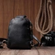 Небольшая женская сумка через плечо на два отделения из экокожи VINTAGE Bag 22784 Черный - изображение 10