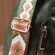 Сумка Vintage из гладкой экокожи городского стиля зеленого цвета маленького размера (bg227fash71) - изображение 12